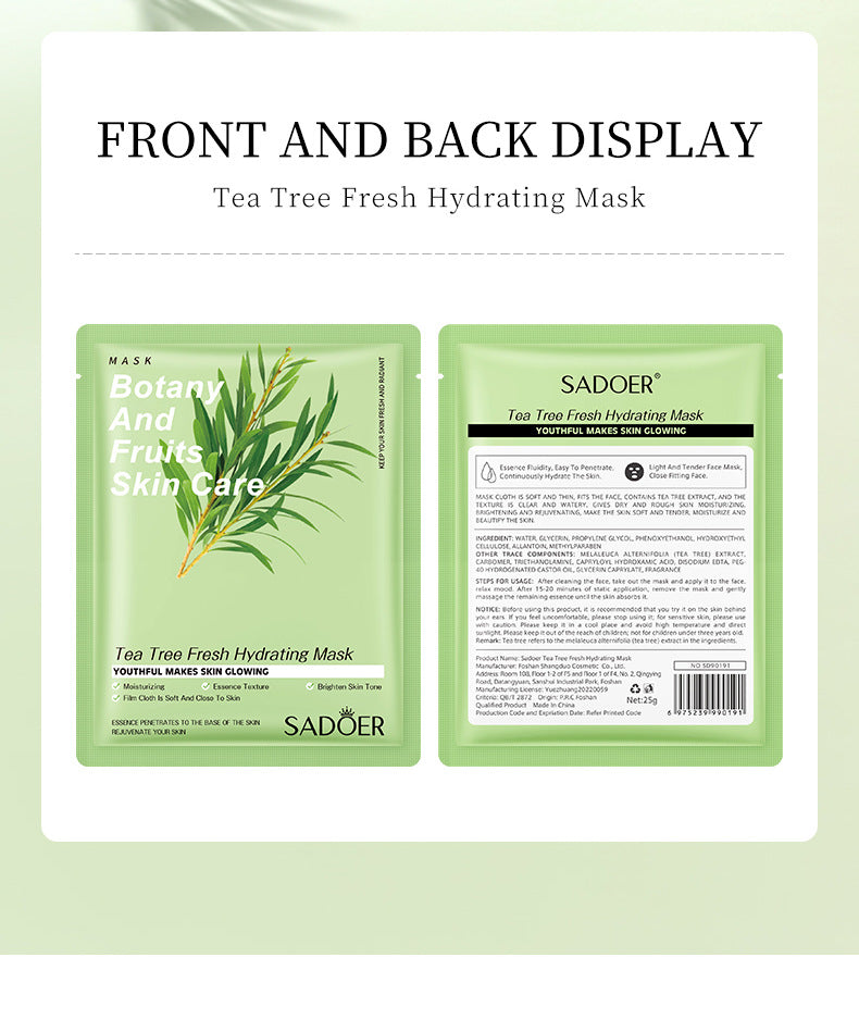 Fruit Mask SADOER Avocado Rose Hydrating Moisturizing Tablets Cross-border Foreign Trade Skincare Wholesale - 图片 55