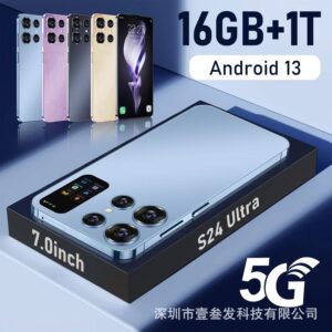 S24 Ultra Popular2+16G 7.0Inch5G All-in-One Factory New Smartphone
