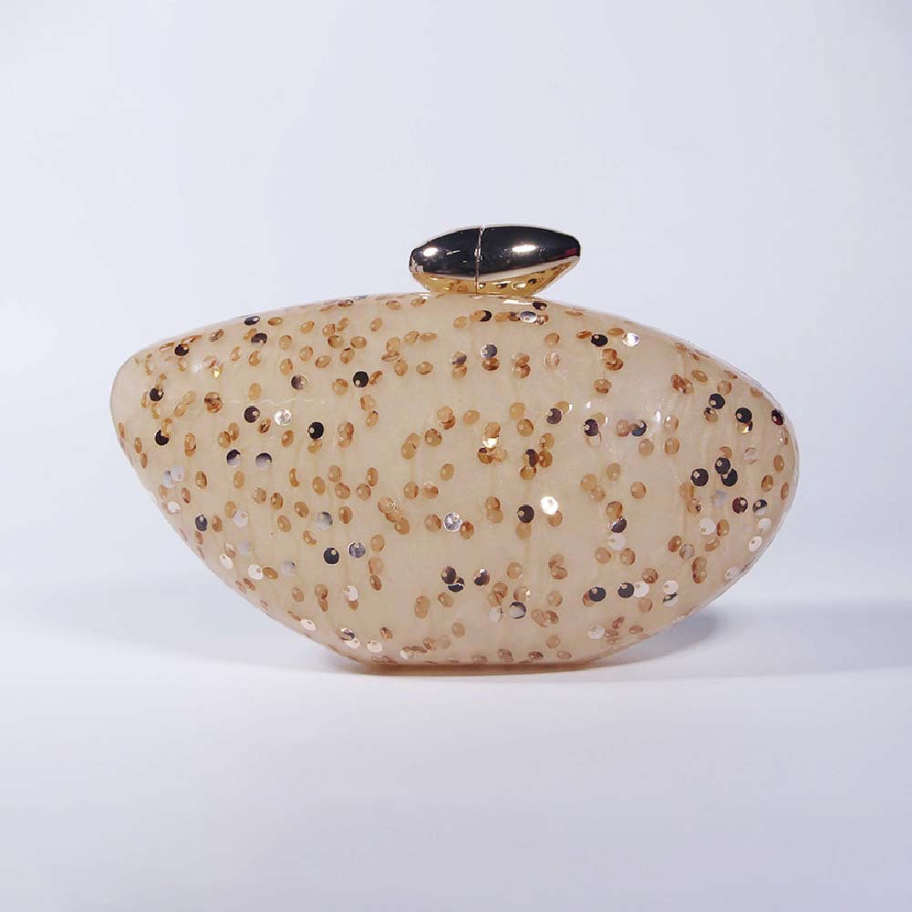 European and American Trend New Style Bag for Women Fashionable Light Luxury Versatile Bullet Head Acrylic Simple Evening Bag Clutch for Women - 图片 11