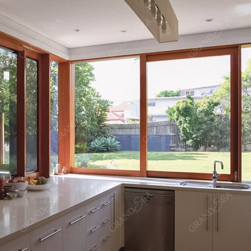 Double Tempered Reflective Glass Aluminium Sliding Windows Economic Price in Africa - 图片 21