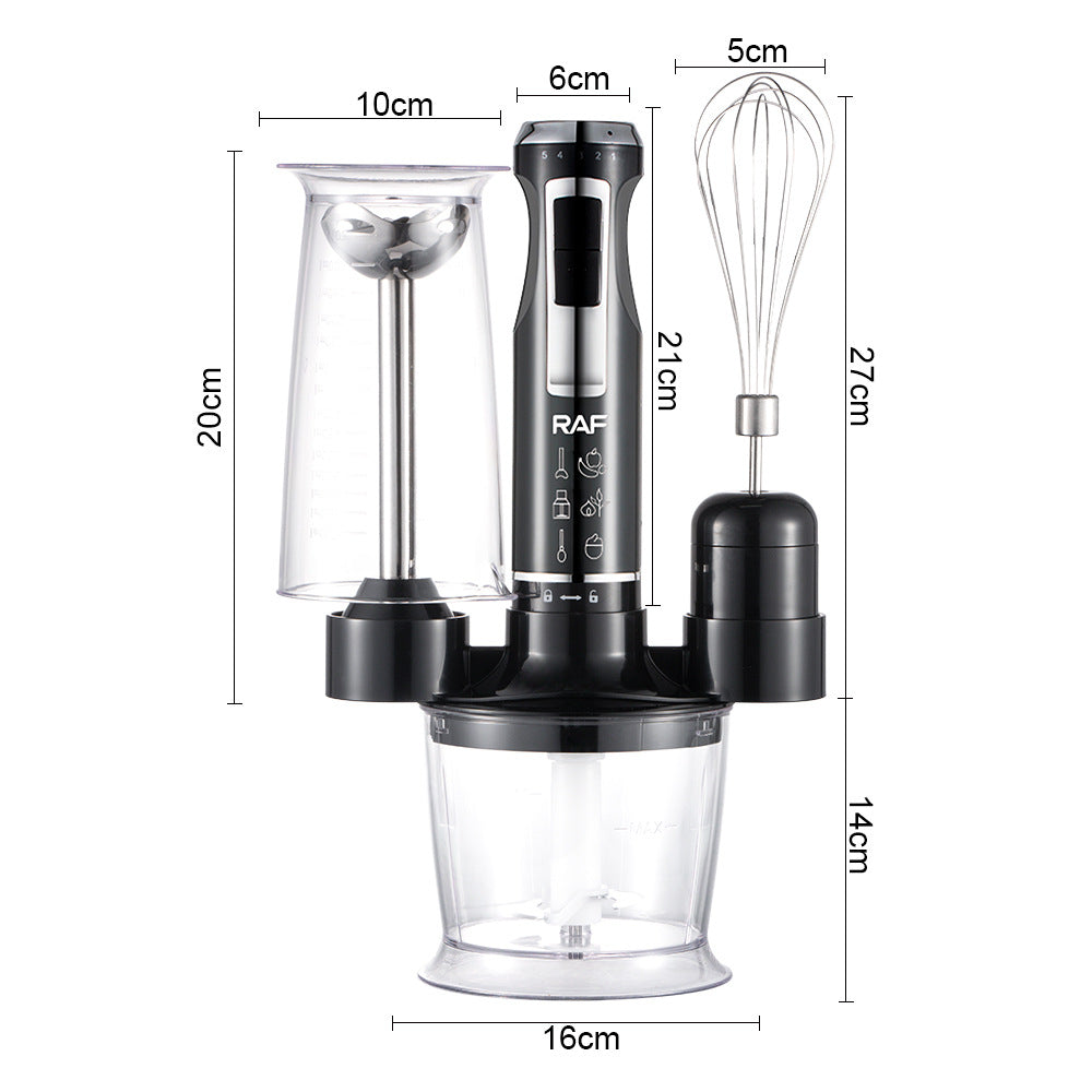 RAF EU Standard Multifunctional Kitchen Handheld Cooking Stick Baby Food Electric Stirring Stick Cooking Machine Juicing and Chopping - 图片 4