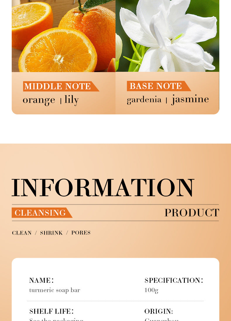 Turmeric Skincare Set SADOER Cleansing, moisturizing, hydrating five-piece set for foreign trade wholesale - 图片 69