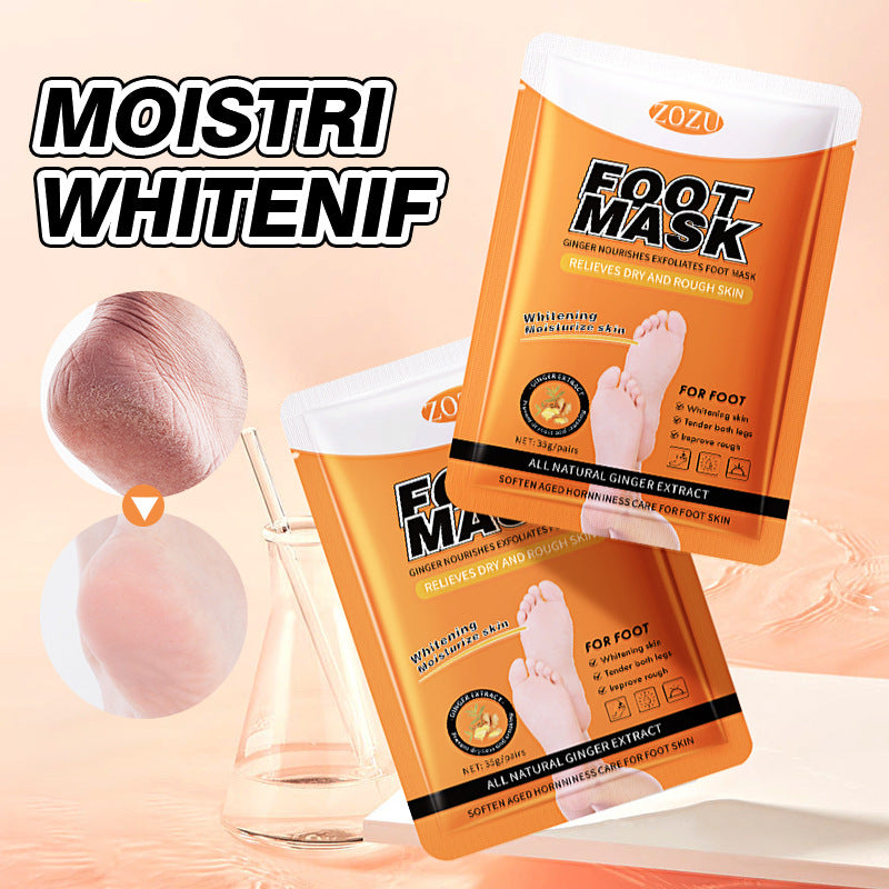 Ginger Foot Mask35g ZOZU Moisturizing, rejuvenating, and nourishing foot mask for cross-border foreign trade wholesale - 图片 3