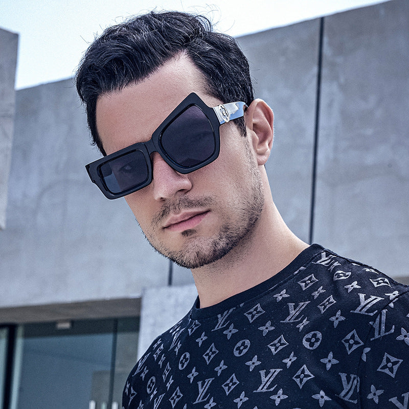 European and American Steampunk Sunglasses Unique Irregular Outdoor Sun Protection Sunglasses for Men High-end Glasses Wholesale - 图片 14