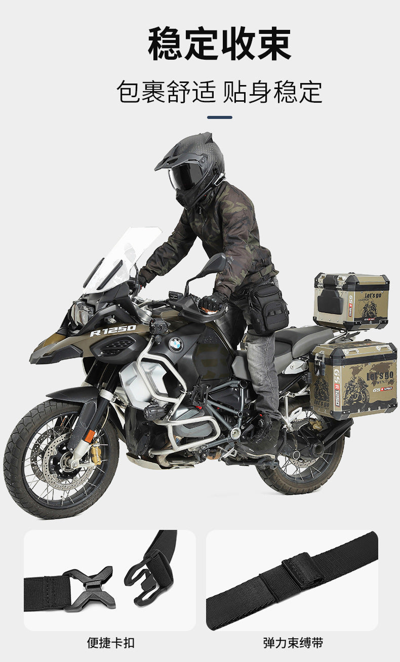 Tactical Cycling Leg Bag Motorcycle Waist Bag Men's Waterproof Multifunctional Motorcycle Crossbody Shoulder Bag Outdoor Sports Bag - 图片 36