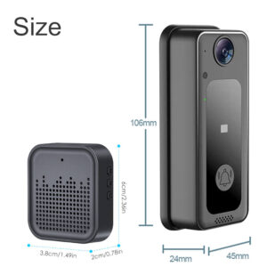 M3Smart Visual Doorbell Night Vision Graffiti HD Cloud Storage Wireless Home WIFI Remote Intercom Monitoring