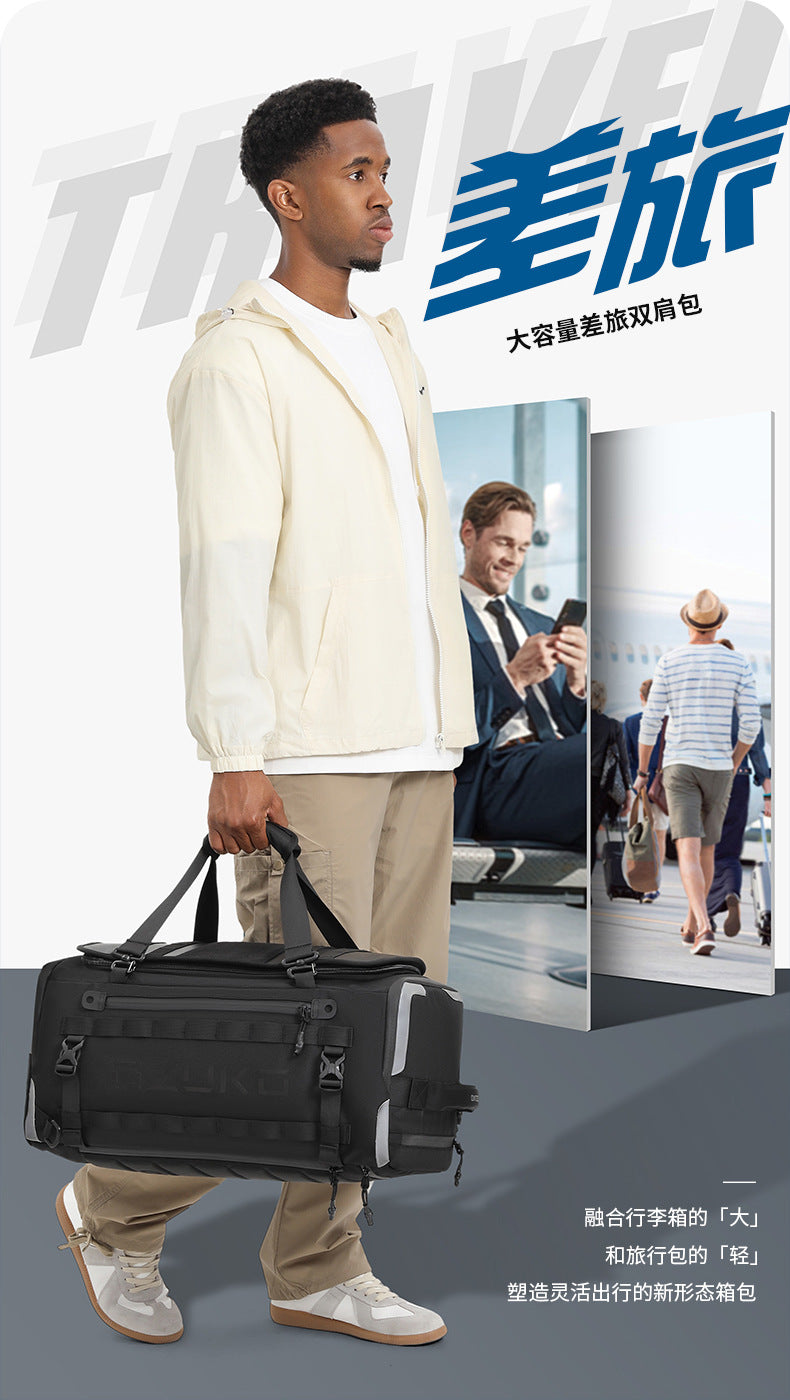 Short Trip Bag Men's Dry Wet Separation Handheld Travel Multifunctional Sports Backpack Can Be Carried or Slung Waterproof Bag - 图片 11