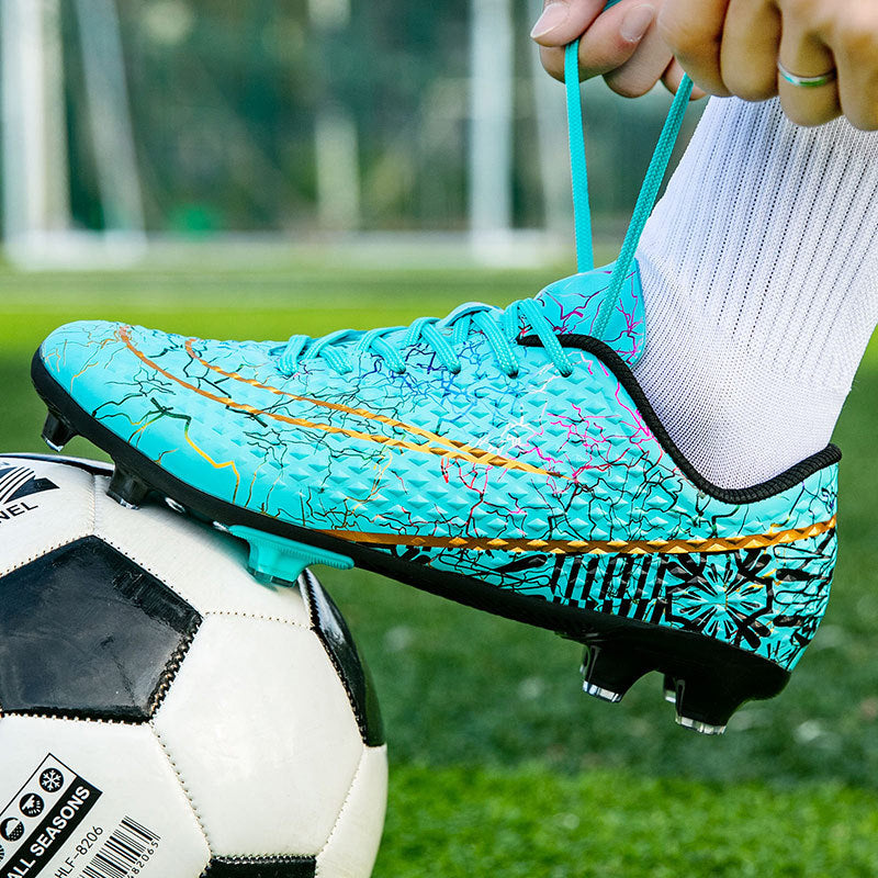 New professional football shoes for men and women AG Spike TF Broken Nail Youth Student Grassland Competition Training Shoes - 图片 4