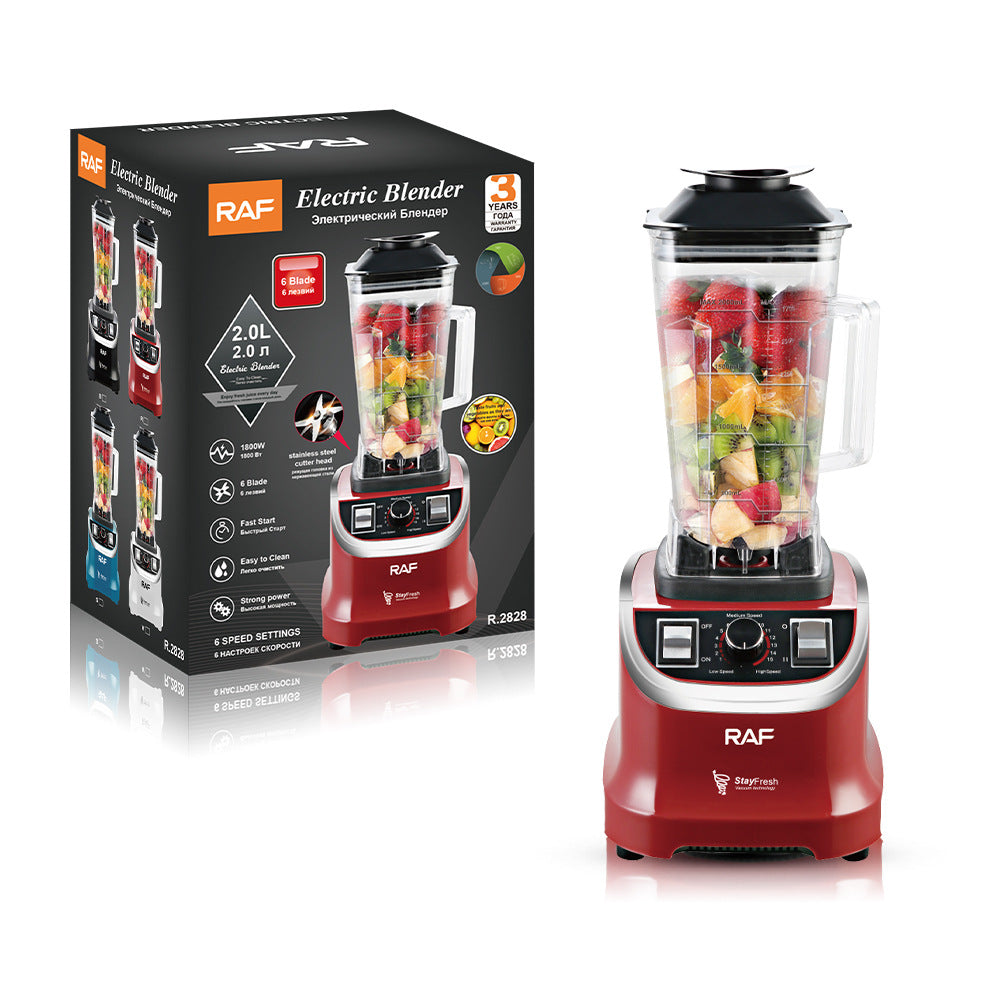European Standard Blender for Home and Commercial Use, Smoothie Multi-Functional Food Processor, High-Speed Blender, Soy Milk Maker, Fruit Juicer - 图片 23