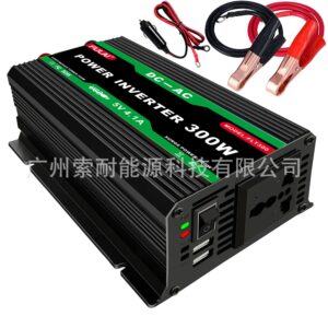 Vehicle Inverter300W 12V Turn110V 220V E-commerce car power inverter Double USB