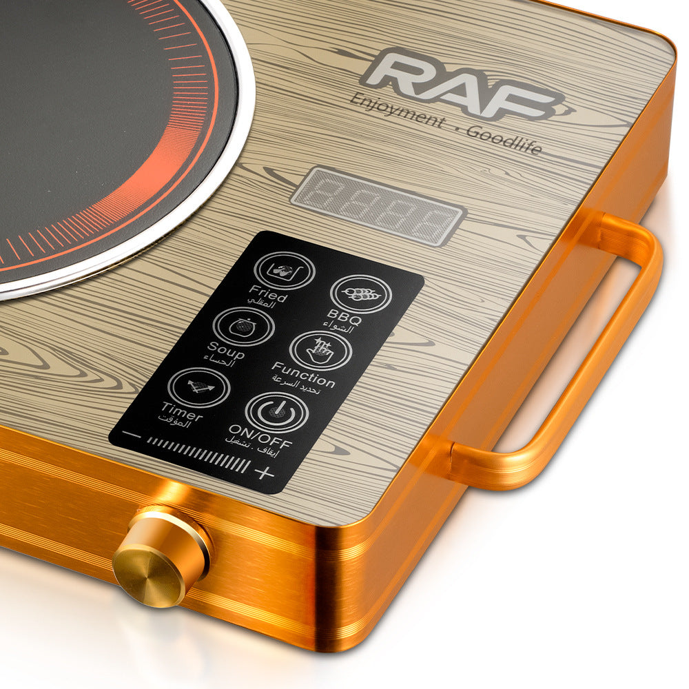 RAF European Standard Electric Ceramic Stove for Home Use, Multi-Functional, High Power, Multi-Setting, Stir-Frying, Hot Pot, Infrared Induction Cooker, Countertop Electric Stove - 图片 14
