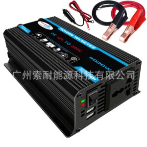 300W Vehicle Inverter12V Turn220V Double USB Mouth car power inverte Without display