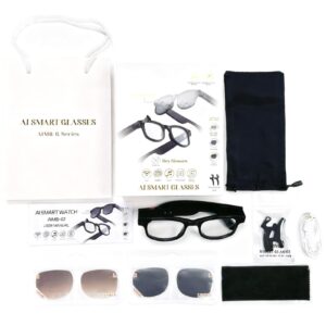 AIMB-G1Smart Glasses800100 Megapixel Camera Ai Simultaneous Translation Recognition1200P Video Recording Audio Recording