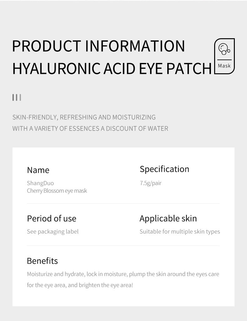 Eye Mask SADOER Caviar Eye Mask Pack Moisture replenishment Cross-border Foreign Trade Skincare Wholesale - 图片 16