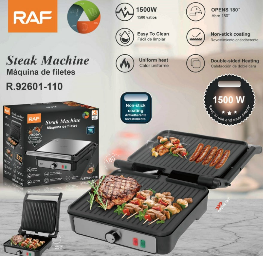 RAF European Style Household Panini Sandwich Maker Breakfast Machine Grill Meat Sausage Machine Burger Steak Machine R2601 - 图片 7