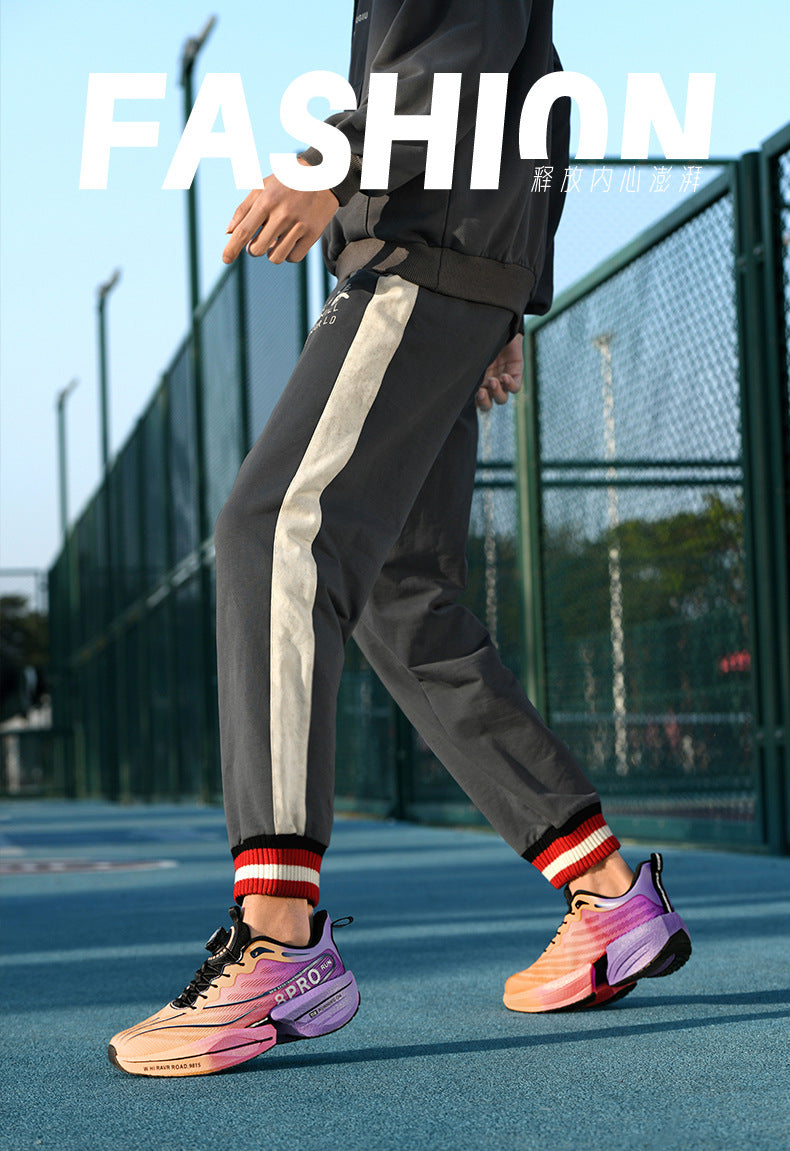 Red Rabbit8pro Hot-selling Parent-Child Breathable Running Shoes Professional Racing Anti-Slip Student Cushioning Rotating Button Sports Shoes - 图片 22