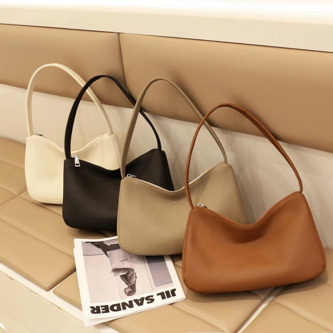 Guangzhou Luggage2025New Niche Simple Women's Bag Summer Versatile High-End Large Capacity Genuine Leather Underarm Bag - 图片 3