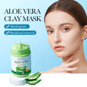 Aloe Vera Mud Mask100gSADOER Clean pores and refine skin gel mask cross-border wholesale