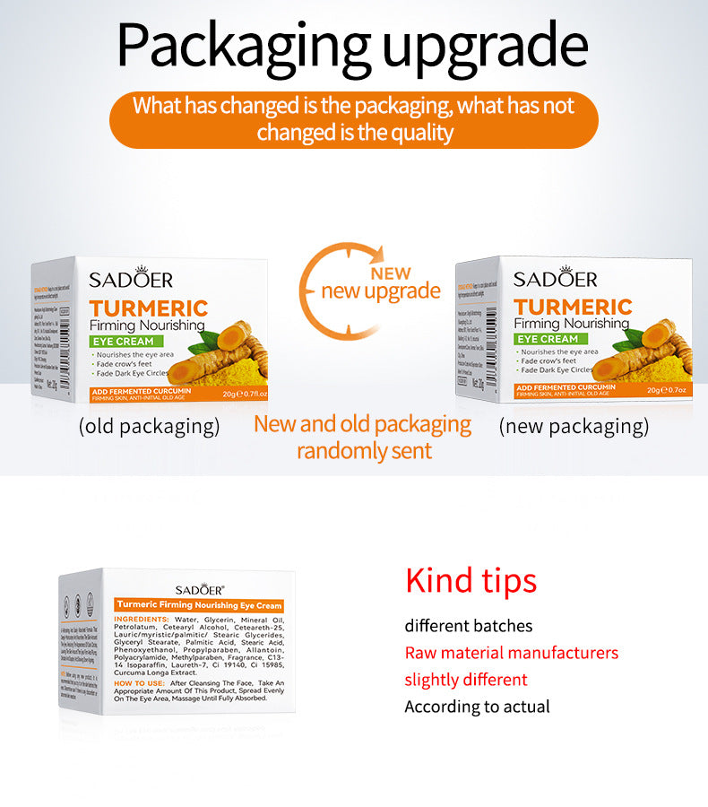 Turmeric Skincare Set SADOER Cleansing, moisturizing, hydrating five-piece set for foreign trade wholesale - 图片 51