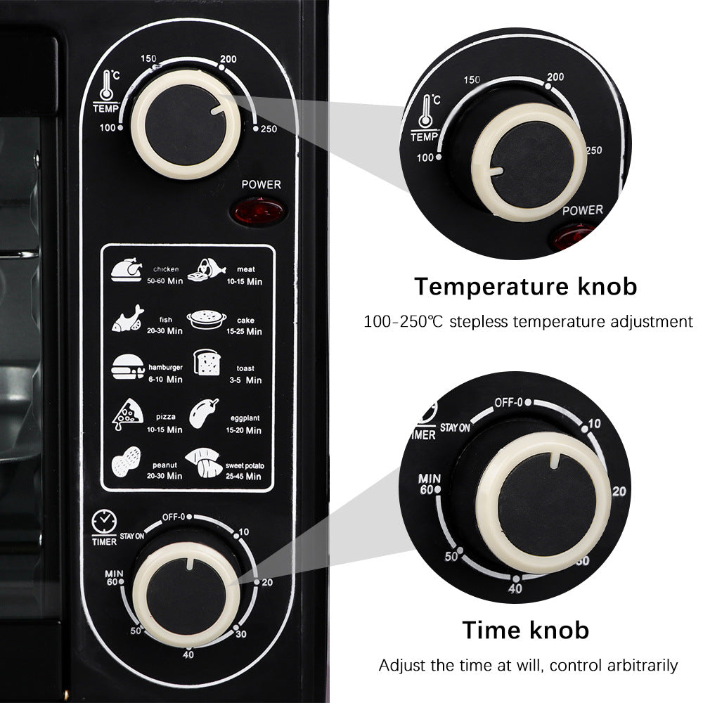 RAF European Standard48L Visual Oven French Fry Machine Cake Machine Electric Oven Household Multi-Functional Baking R.5307 - 图片 19