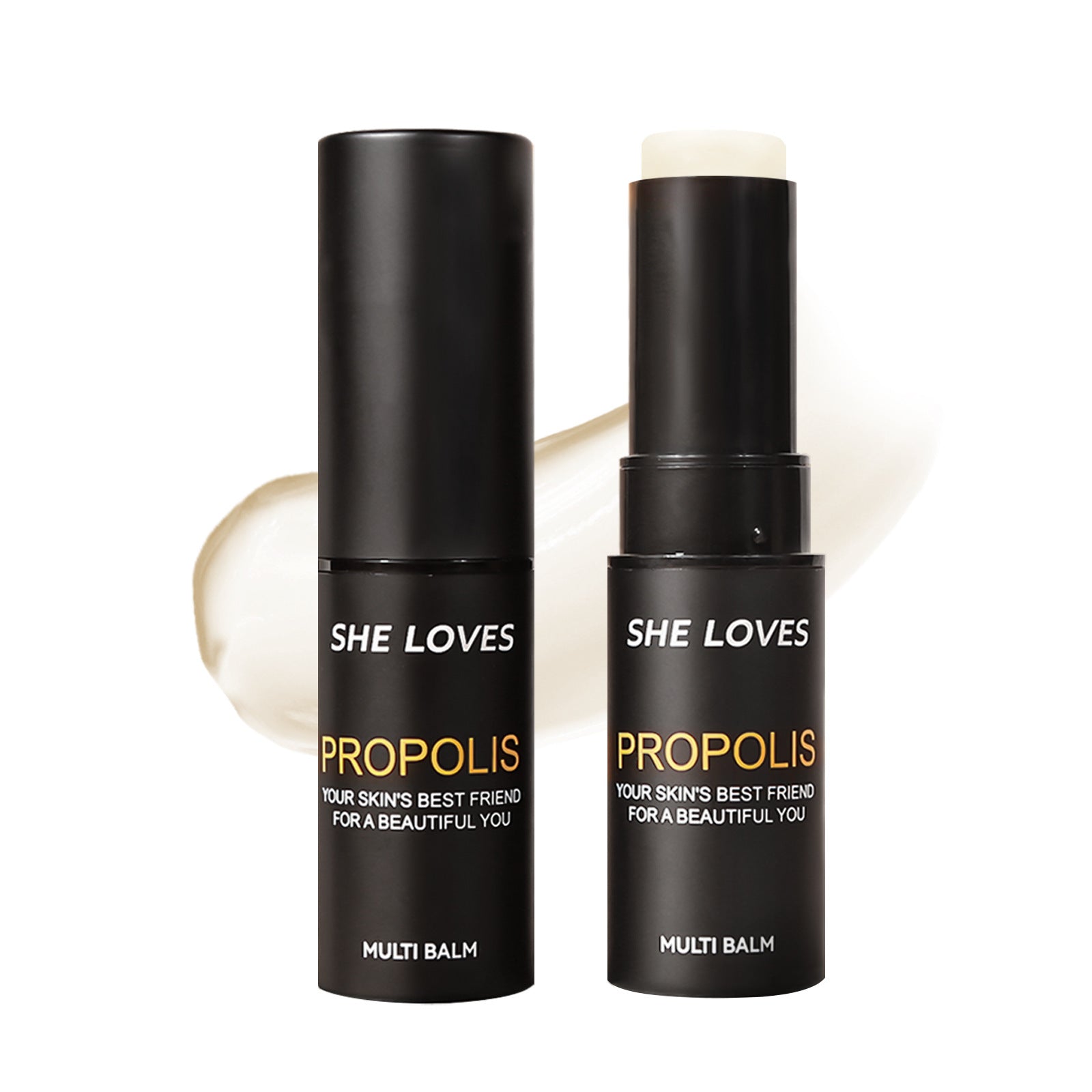 SHELOVES Propolis Anti-Wrinkle Essence Stick, Wrinkle-Reducing Stick, Neck Wrinkle, Eye Area Wrinkle Smoothing, Moisturizing, Skin Rejuvenation, Hydrating Stick - 图片 3