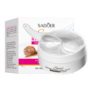 Snail Eye Mask SADOER Collagen improves dark circles, eye wrinkles, and eye bags cross-border wholesale