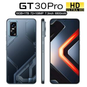 Popular GT 30 Pro Mobile Phone16+1TB Android7.3Inch Large Screen Hot Selling on AliExpress