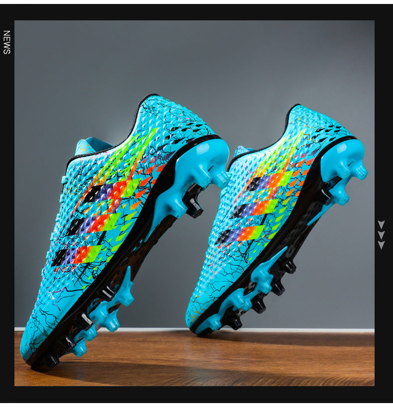 New professional football shoes for men and women AG Spike TF Broken Nail Youth Student Grassland Competition Training Shoes - 图片 47