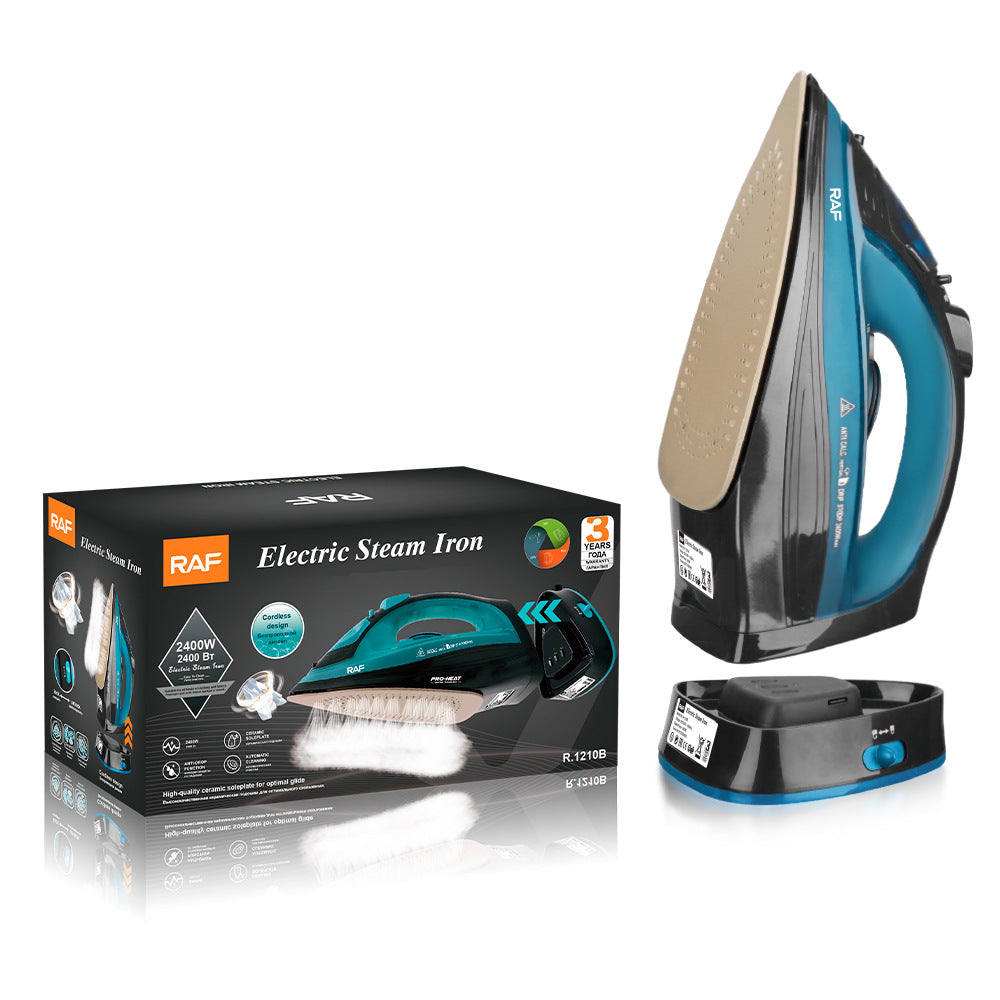 EU Standard Electric Iron Household Handheld Wireless Wired Steam Electric Iron Ironing Machine for Clothes R.1210 - 图片 23