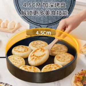 Electric Griddle Wanlida High Quality40CM Household Suspended Pancake Machine Double-sided Heating Multi-functional Pancake Machine