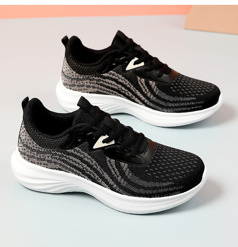Plus Size Women's Shoes Mesh Breathable Sports Shoes Casual Shoes Lightweight Student Running Shoes Soft Sole Travel Shoes - 图片 42