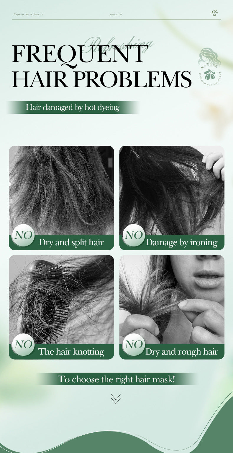 Baked Keratin Hair Mask100g SADOER Smooth Repair Improve Frizz Foreign Trade Cross-Border Wholesale - 图片 9