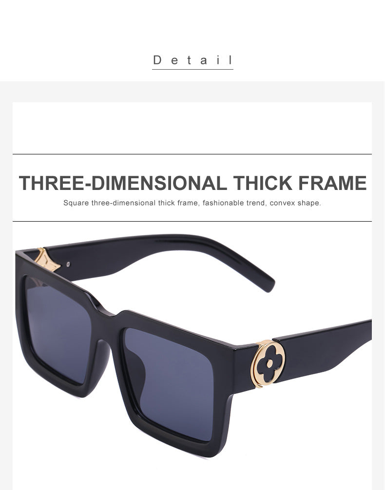 20252024 New Rich Man Sunglasses Men Trendy High-end Square Frame Sunglasses Men Glasses sunglass - 图片 22