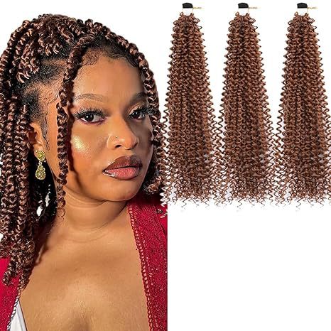 Chemical Fiber Wig MiniGOGOCrochetHair African Two-Strand Small Curl Braids Crochet Celebrity Style Long Curly Hair - 图片 26