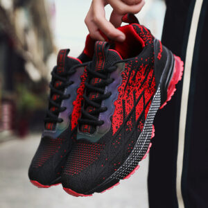 Autumn New Men's Large Size Casual Fashion Running Sneakers Youth Mesh Breathable Trendy Dad Shoes