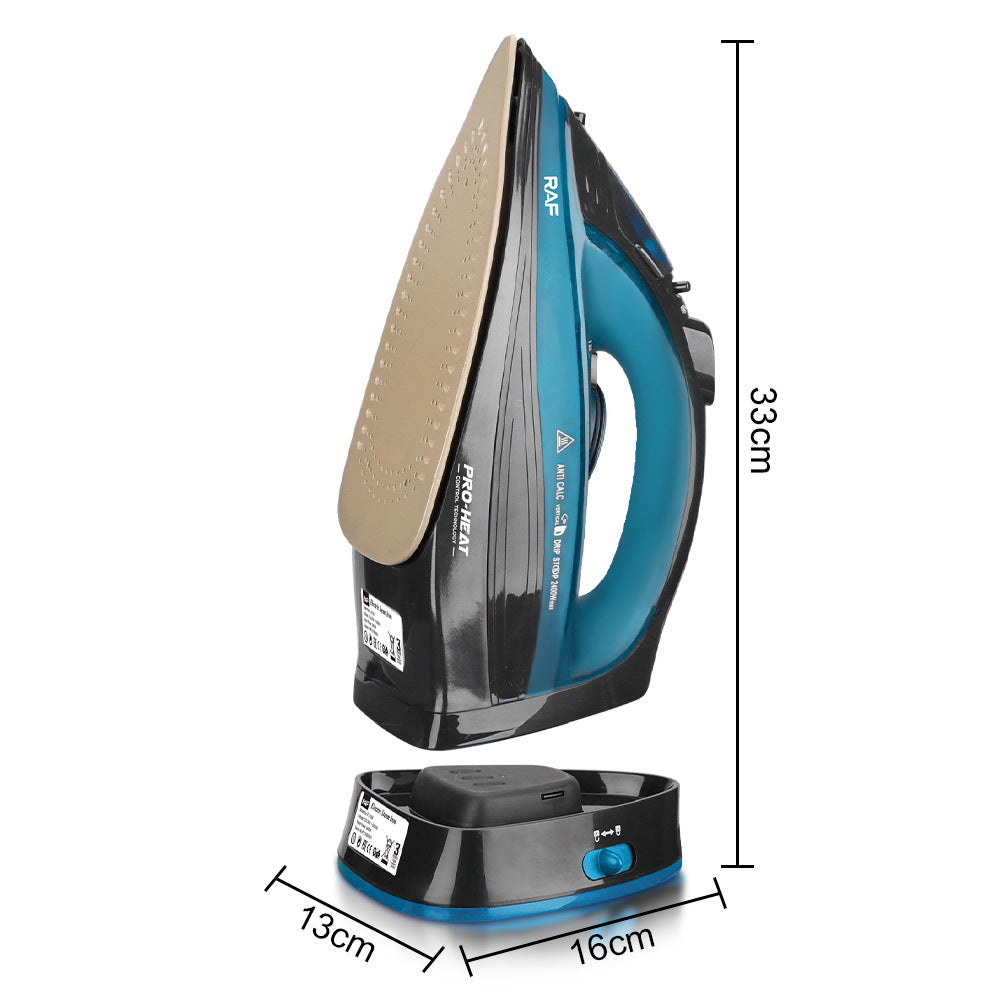 EU Standard Electric Iron Household Handheld Wireless Wired Steam Electric Iron Ironing Machine for Clothes R.1210 - 图片 4