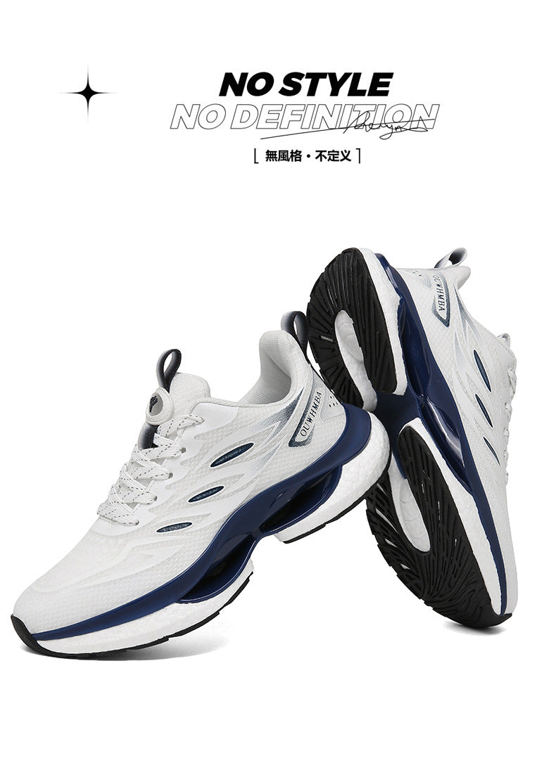 Summer Breathable Men's Shoes2025New Youth Sports Casual Running Shoes Student Lightweight Dad Mesh Trendy Shoes - 图片 27