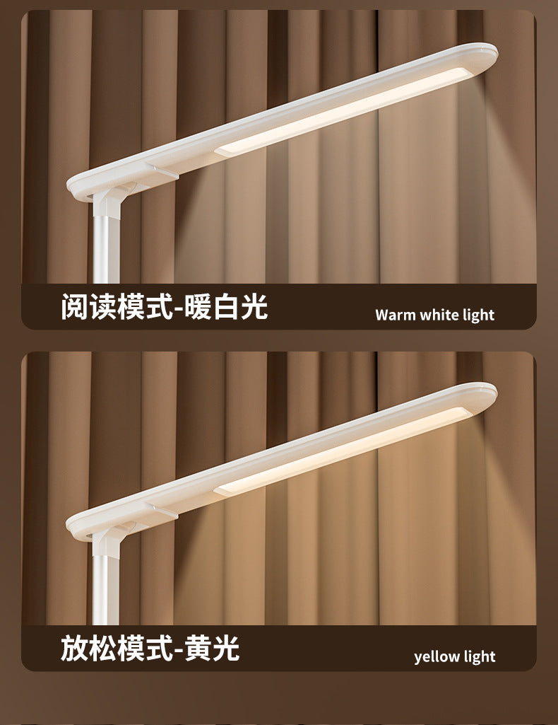 Study-Specific Eye Protection Desk Lamp with Smart Wireless Charging and Foldable Night Light for Dormitory LED Student Reading Gift Lamp - 图片 20