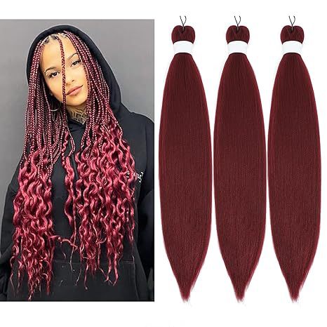 EZ Braided Synthetic Crochet Hair Export Cross-Border Factory In Stock Big Braids European and American Long Straight Hair - 图片 13