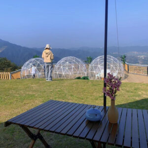 4Transparent Tent Hotel Scenic Spot Dome Starry Sky Tent Camp Round Ball-shaped Famous Accommodation Bubble House Starry Sky Room