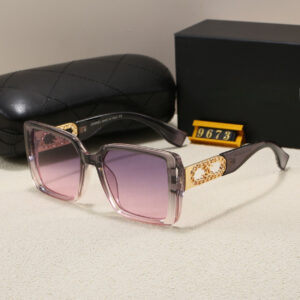New Chanel-Style Sunglasses for Women, UV Protection, Outdoor Trendy Glasses9673