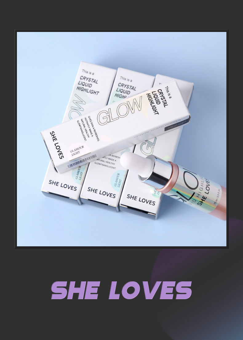 SHELOVES Highlight Liquid Contour Shadow Nose Shadow Diamond Brightening Liquid Face Body Highlight - 图片 23