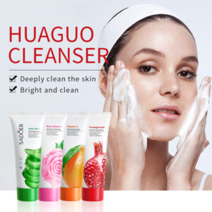 Facial Cleanser SADOER Rose Facial Cleanser100g Deep Cleaning  Foreign Trade Live Wholesale