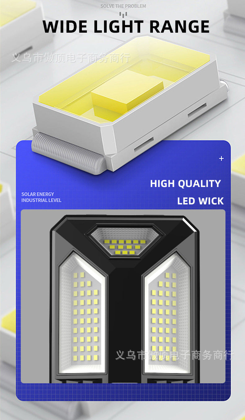 New Solar Light Outdoor Street Light Waterproof Garden Light LED Wall Light with Remote Control Garage Light COB - 图片 10
