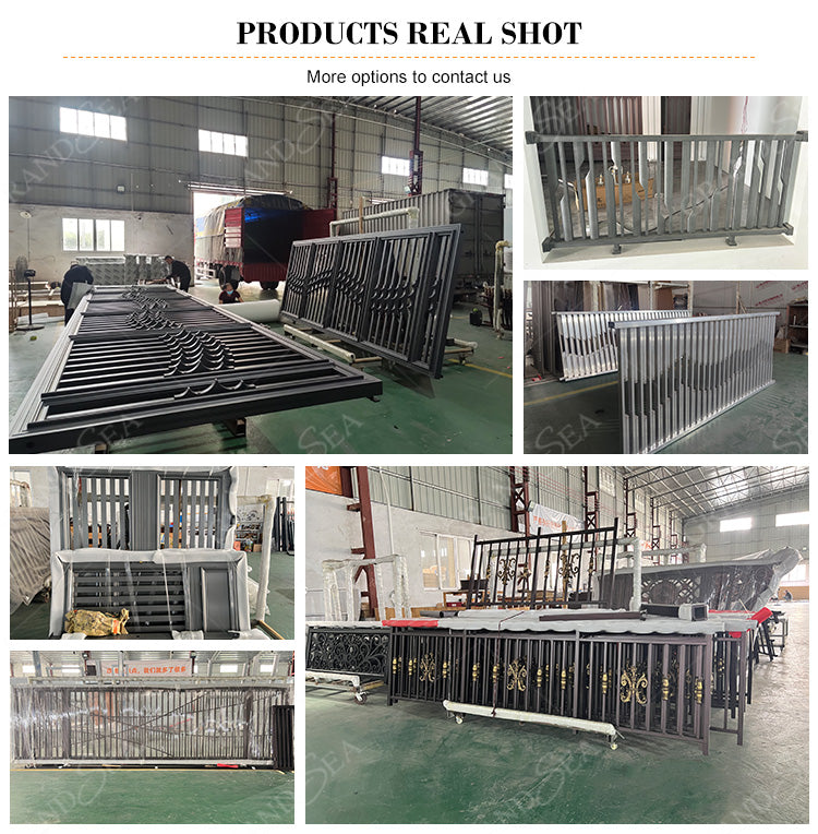 Foshan Factory Best Quality Iron Balcony Railings Designs - 图片 13