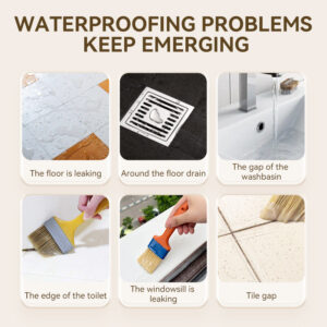 Baolisi Polyurea Transparent Waterproof Adhesive for Roofs, Facades, Tiles, and Bathrooms, Special Leak-Proof Coating