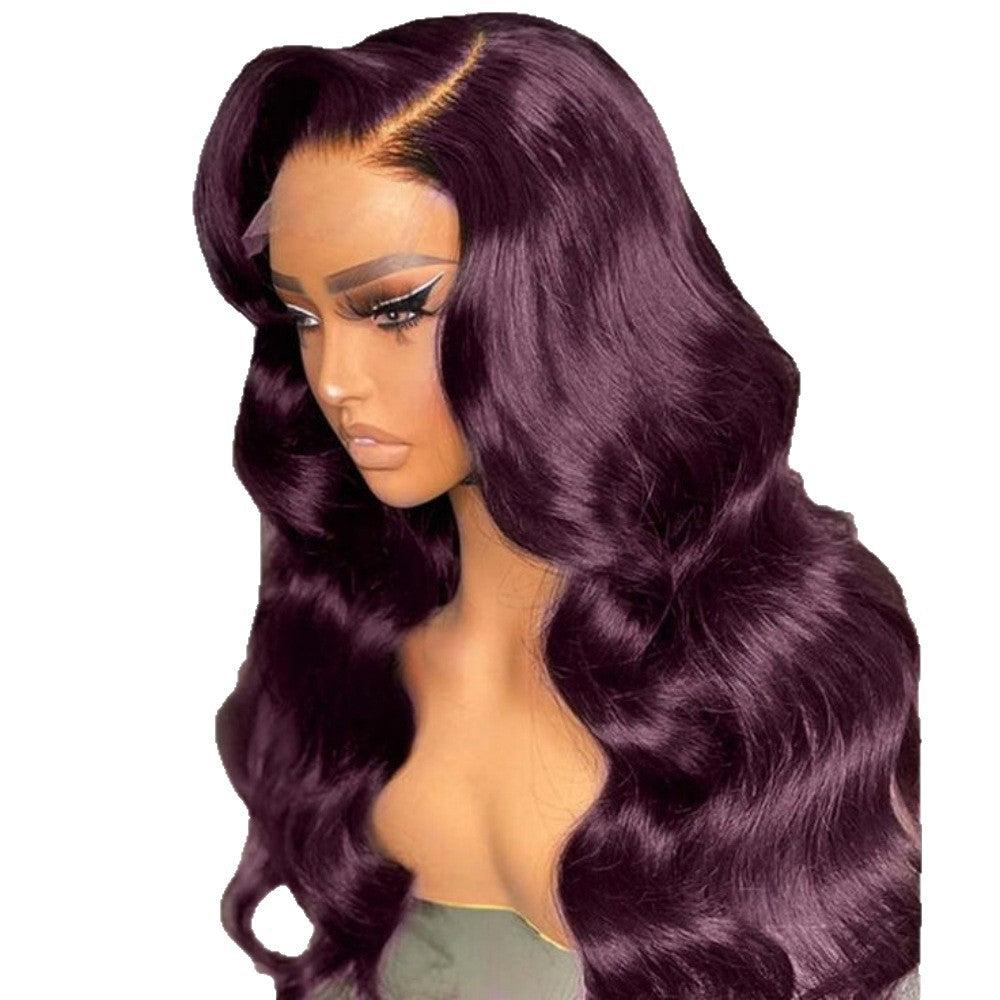 13x6 Lace Front Burgundy Synthetic Glueless Wig wholesale - 图片 5
