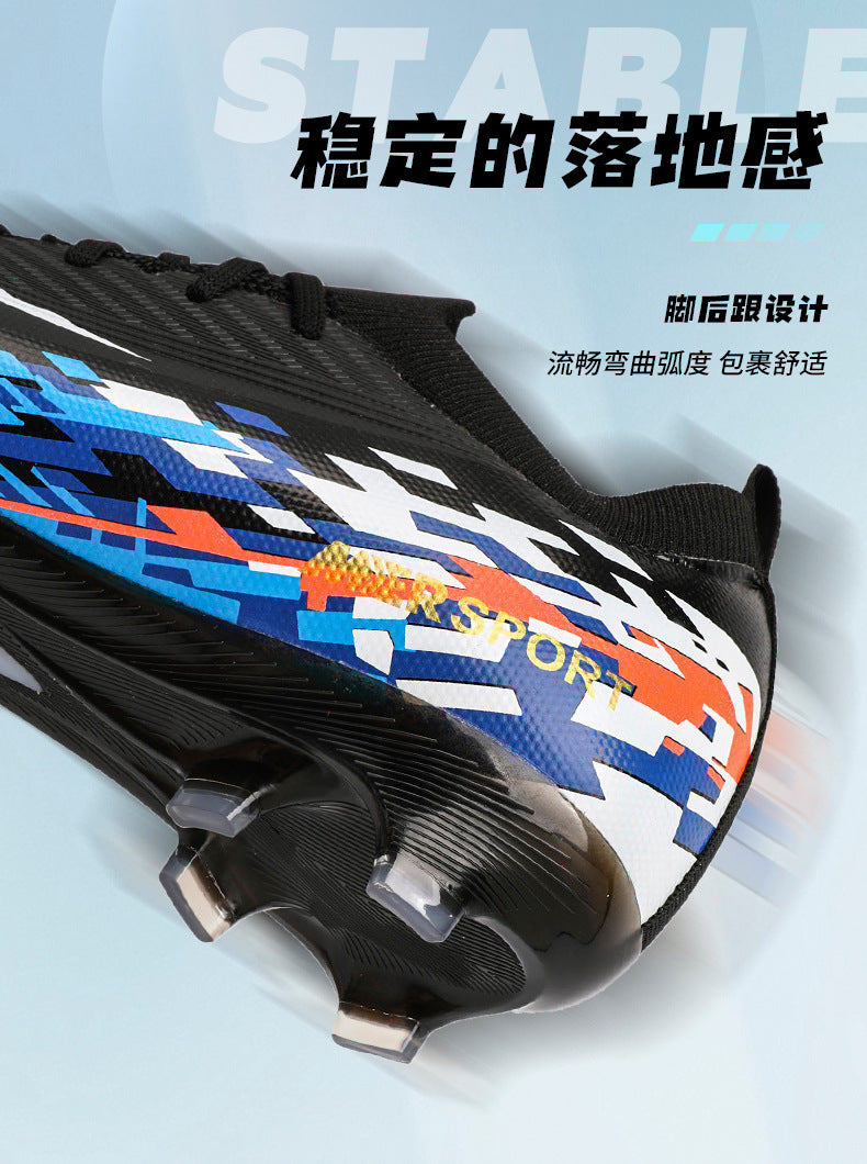 New Large Size Long Spike Football Shoes Low Top Youth Competition Training Student Football Sports Shoes - 图片 16