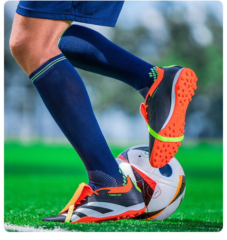 World Cup Football Shoes Men's New Style Grassland Competition AG Spike TF Broken Nails Adult Youth Student Sports Training - 图片 53