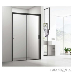 Hotel Sliding Raindrop Glass Shower Doors Bathroom Enclosure Slider Door